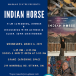 Indian Horse Film Screening, Dinner and Discussion